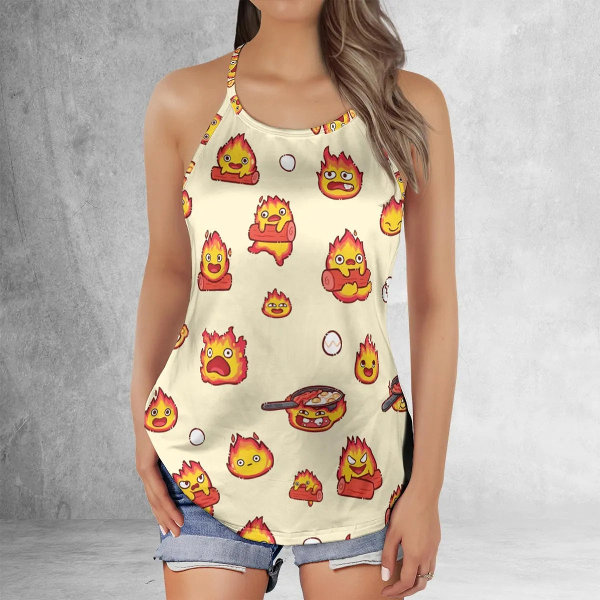 Lattice Back Tank Top - 9DSQRWUL