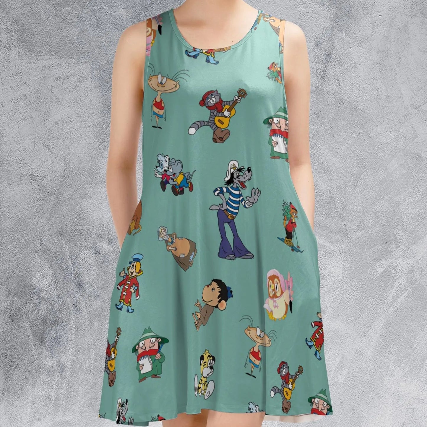 Casual Sleeveless Dress - LGS43FK1
