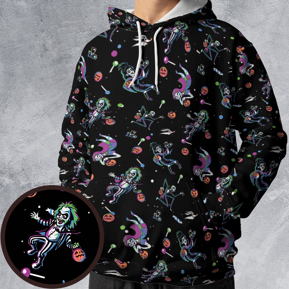All-over Print Hoodie - E2LE9JT8 -  - 1