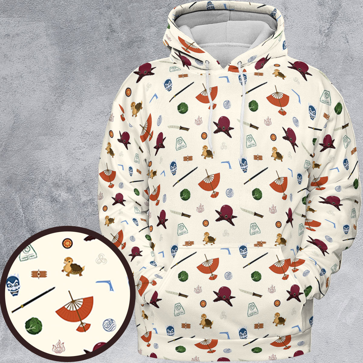 Full Print Hoodie - KM8FV4SX
