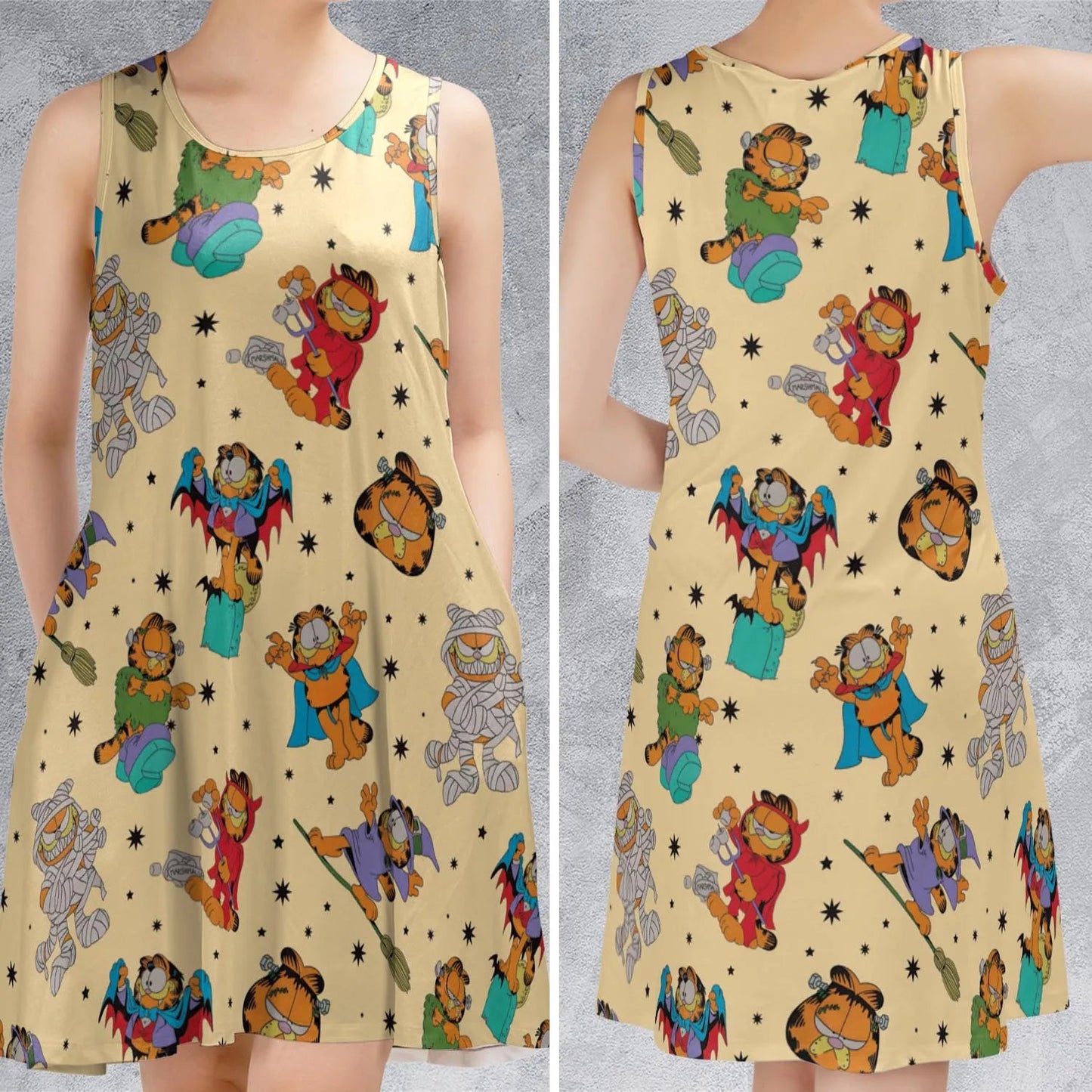 Casual Sleeveless Dress - LC8S7MHS