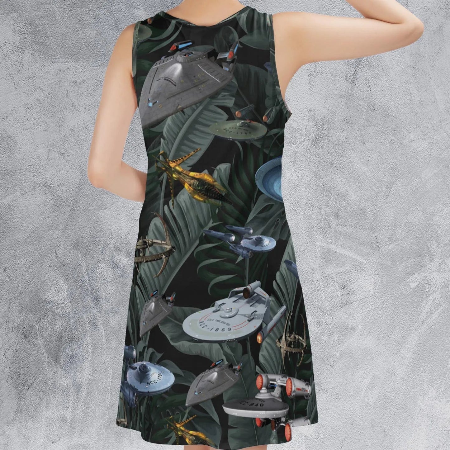 Casual Sleeveless Dress - J7VB53MW