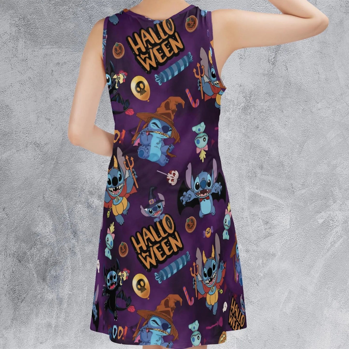Casual Sleeveless Dress - U5ADHCJC