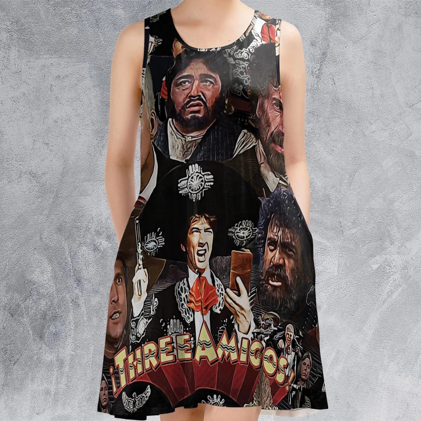 Casual Sleeveless Dress - BNBQFLGM
