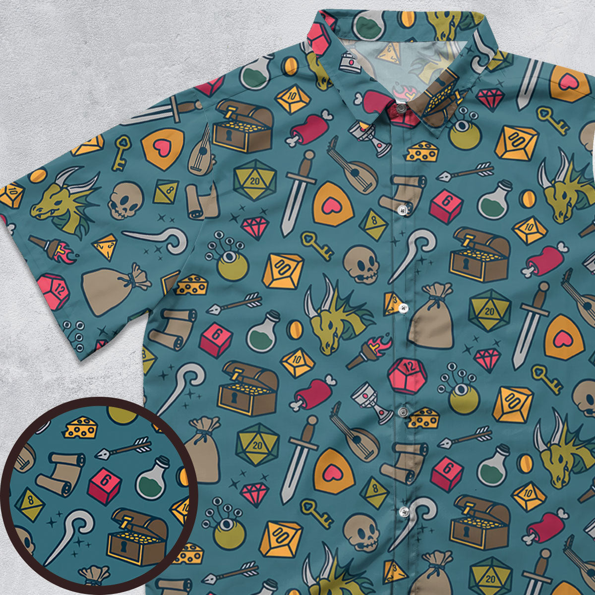 Short Sleeve Button Shirt - 33P96N16