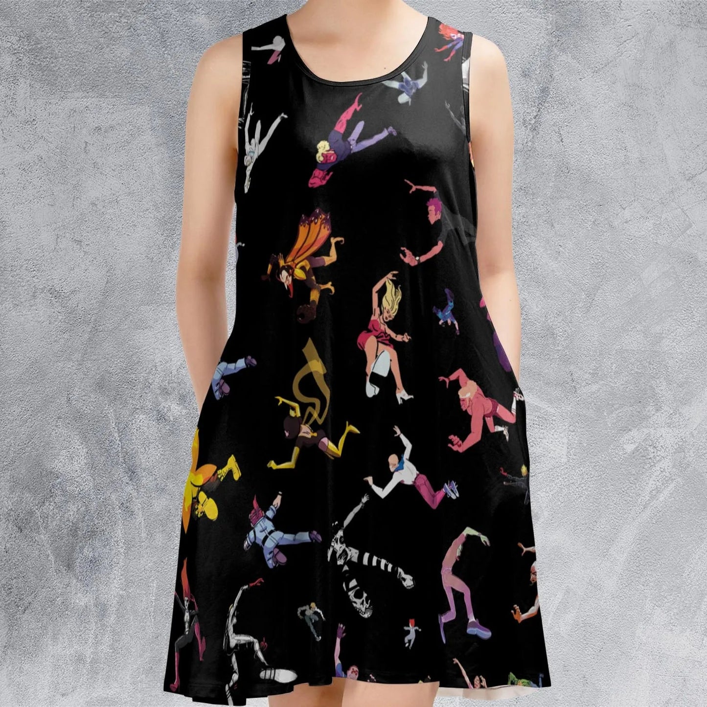 Casual Sleeveless Dress - 4MM9UUDG