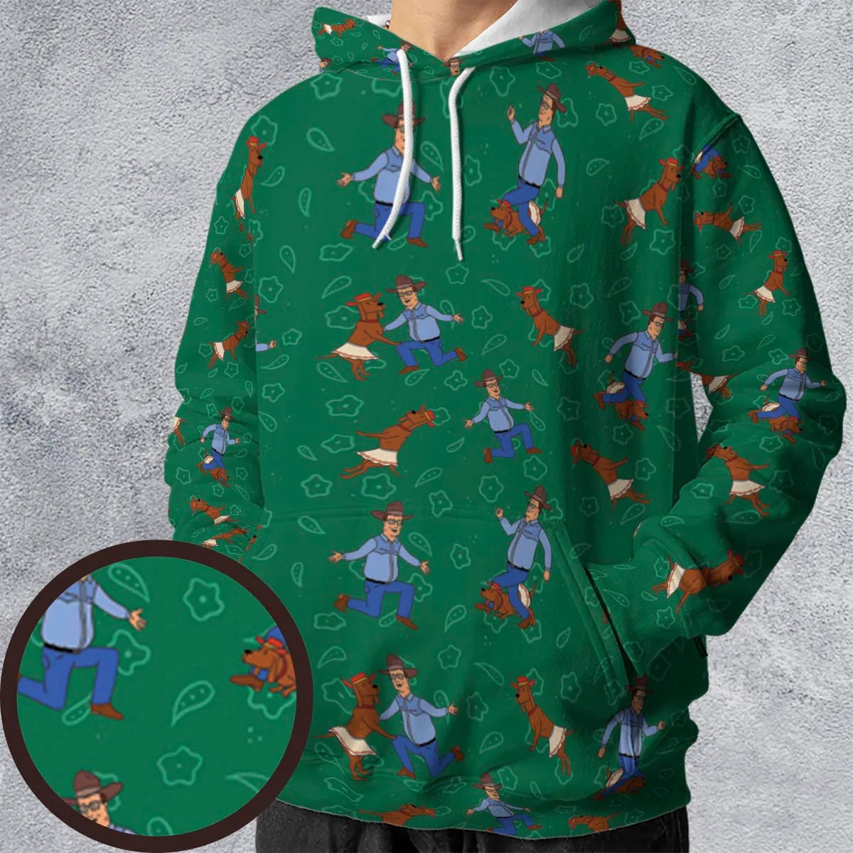 Full Print Hoodie - QZFWN8HW