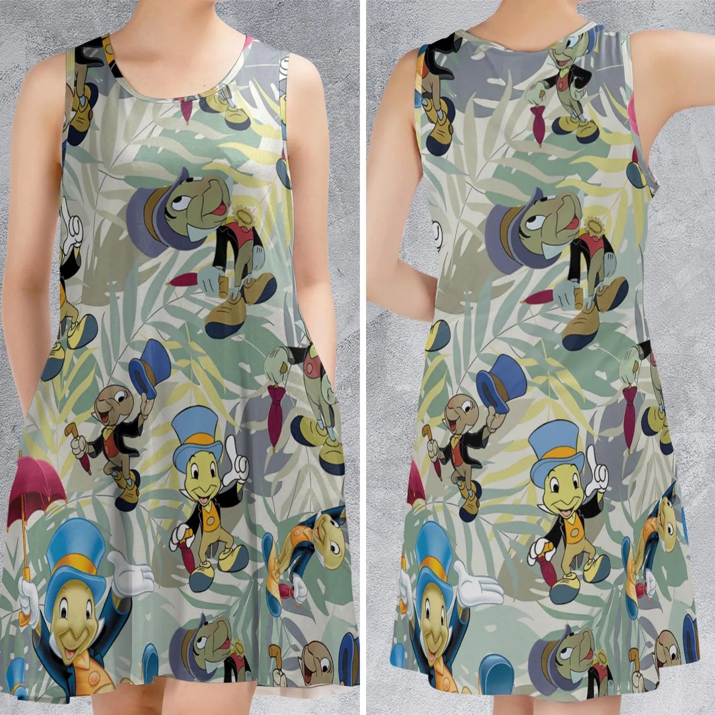 Casual Sleeveless Dress - FDQFUM2F
