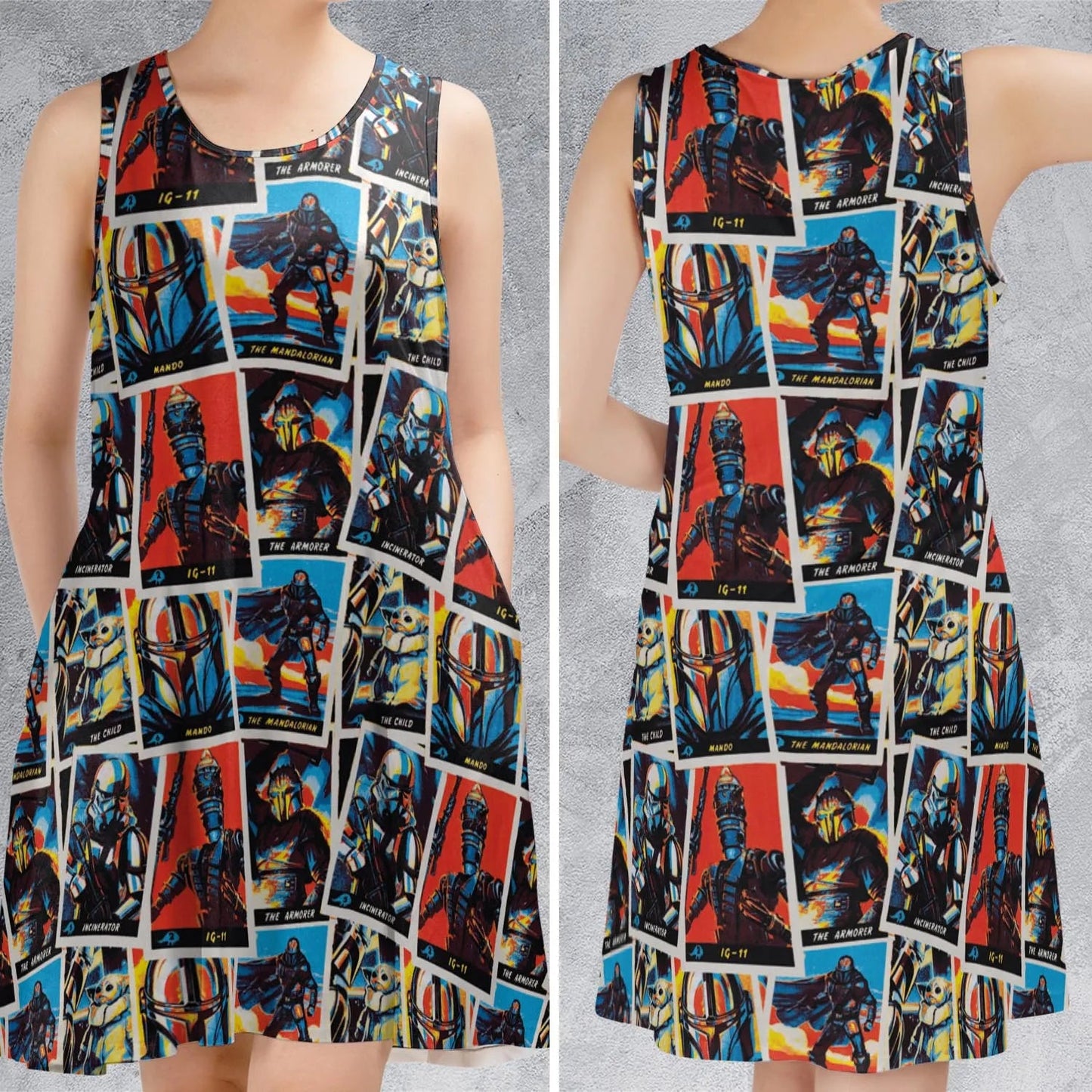 Casual Sleeveless Dress - DXBNLCSS