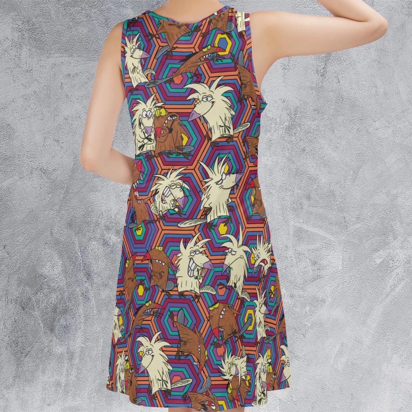 Casual Sleeveless Dress - 1NR9PUSJ