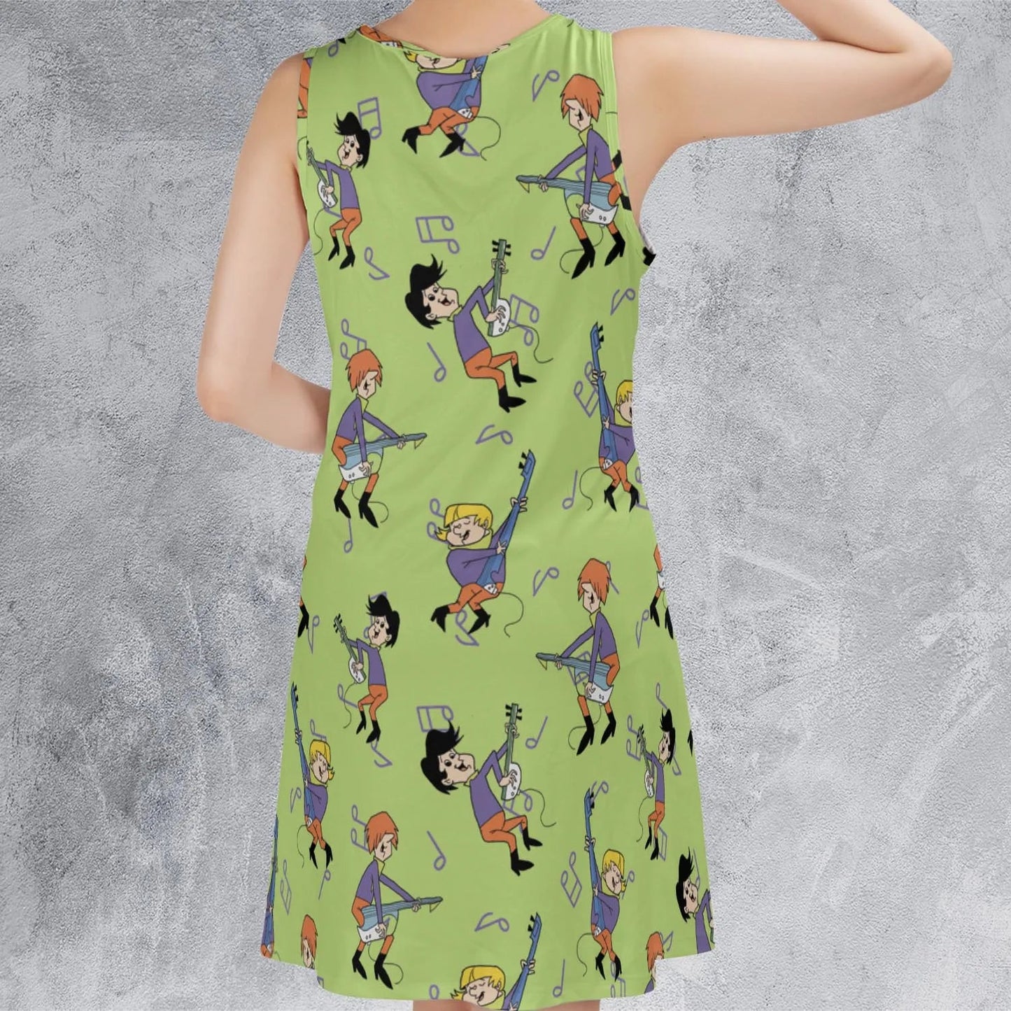 Casual Sleeveless Dress - 38K17DF3