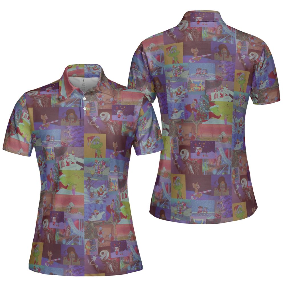 AOP Men/Women Polo Shirt - D2CWJUPD -  - 5