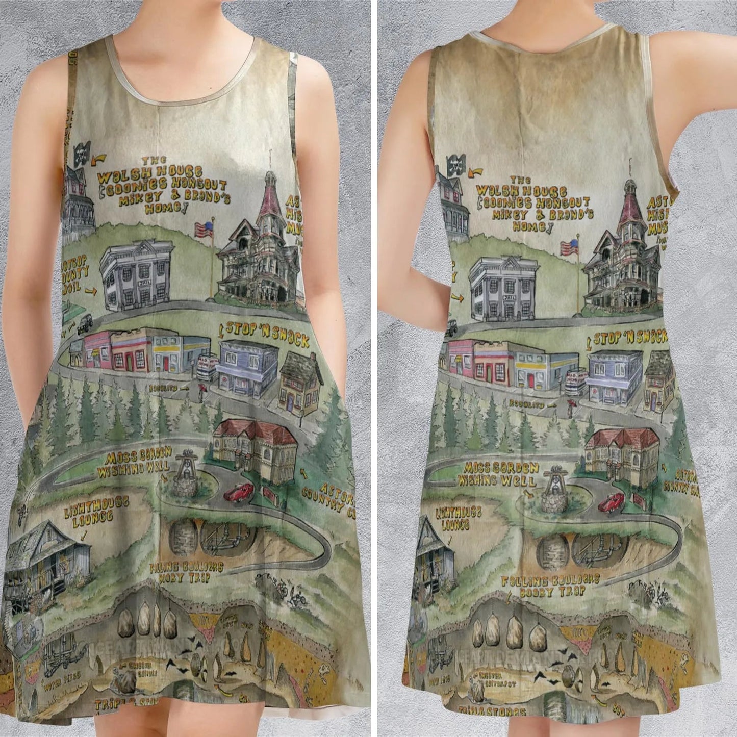 Casual Sleeveless Dress - X67GQMV2