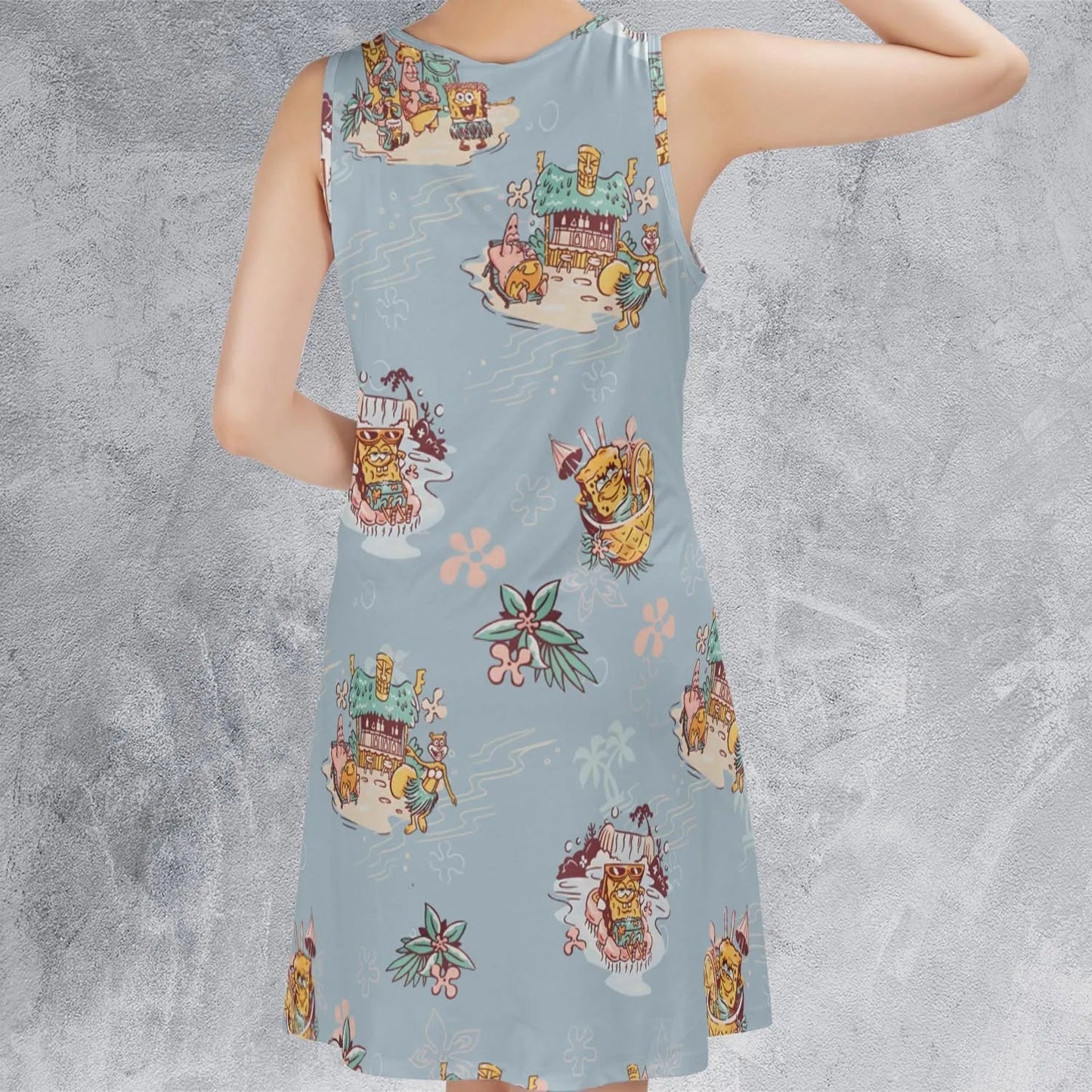Casual Sleeveless Dress - YEGAVLMF
