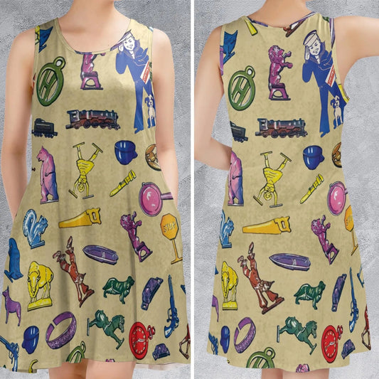 Casual Sleeveless Dress - 1221VLHY