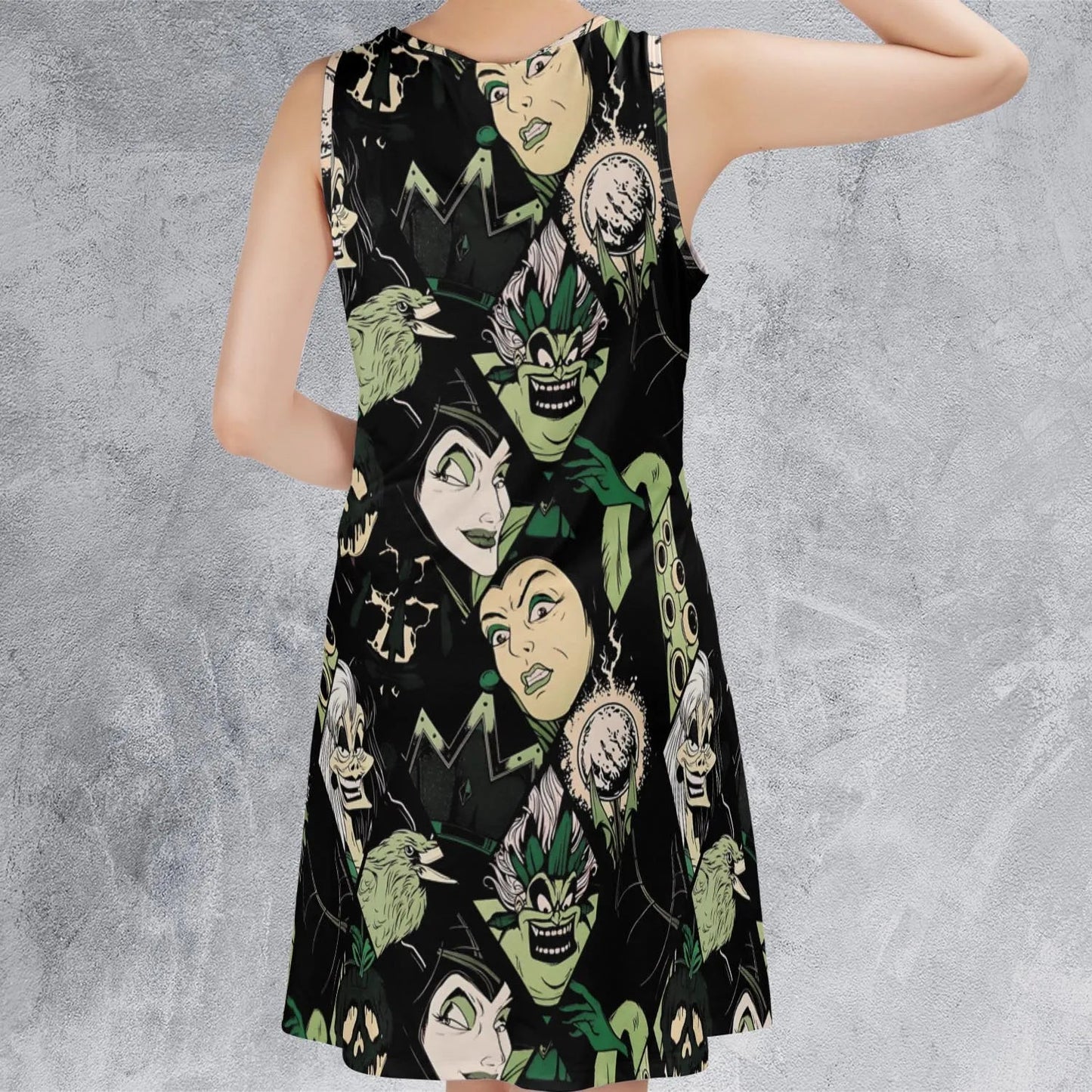 Casual Sleeveless Dress - ZCVVLMBR