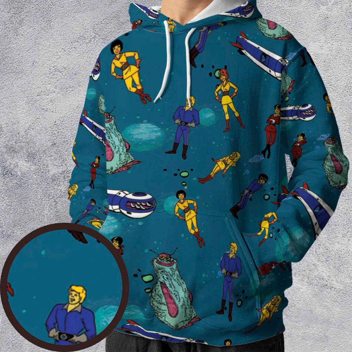 Full Print Hoodie - S84SDBCK