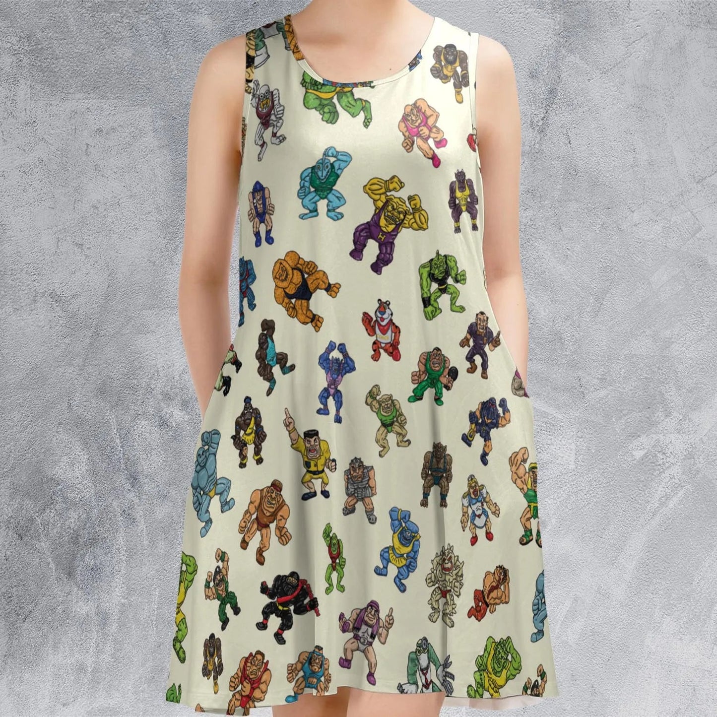 Casual Sleeveless Dress - YTM85LS7