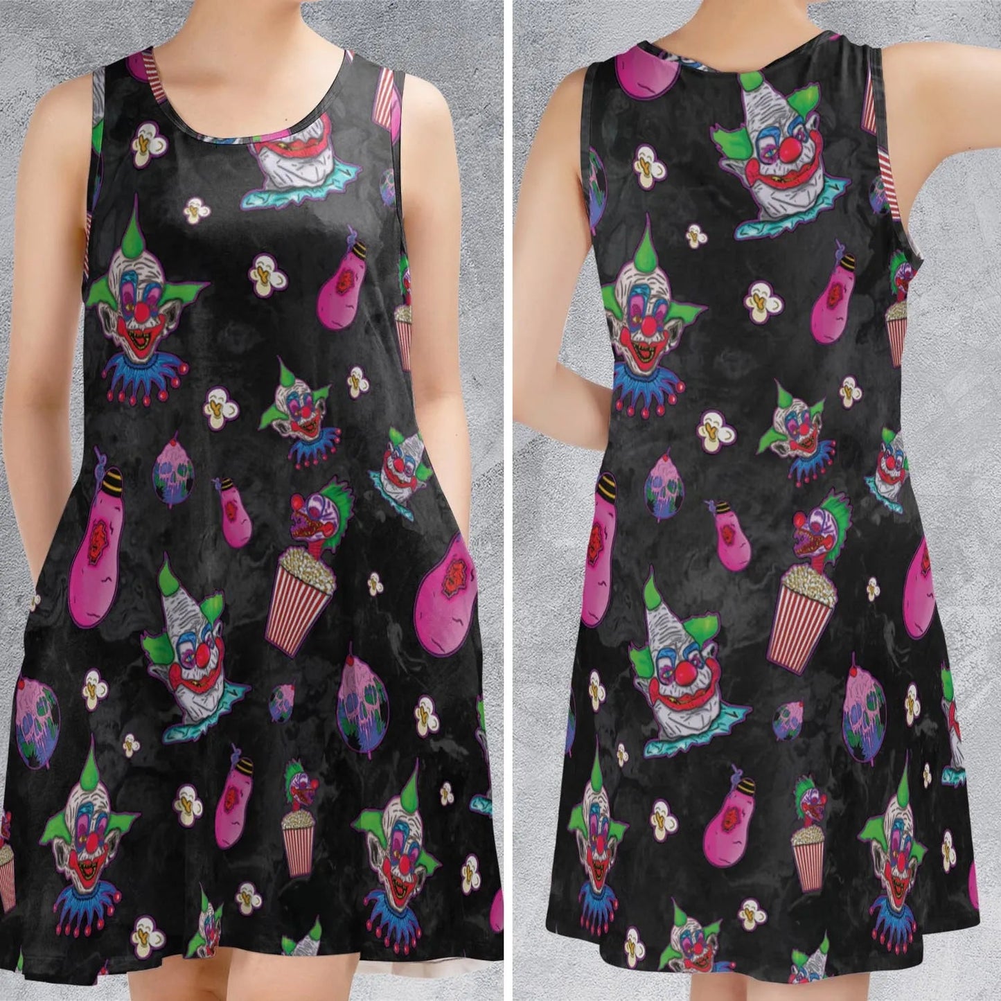 Casual Sleeveless Dress - CV2FY8W9