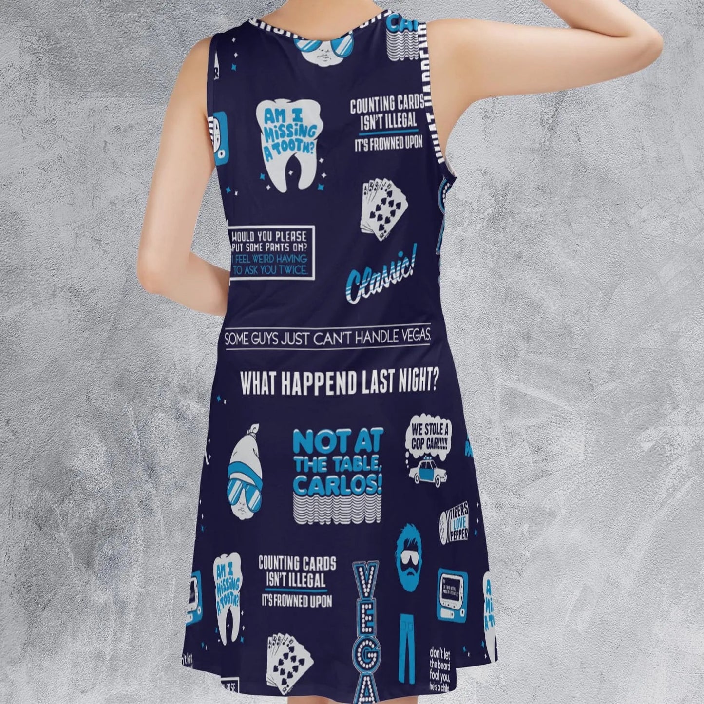 Casual Sleeveless Dress - 9ZDGWGH4