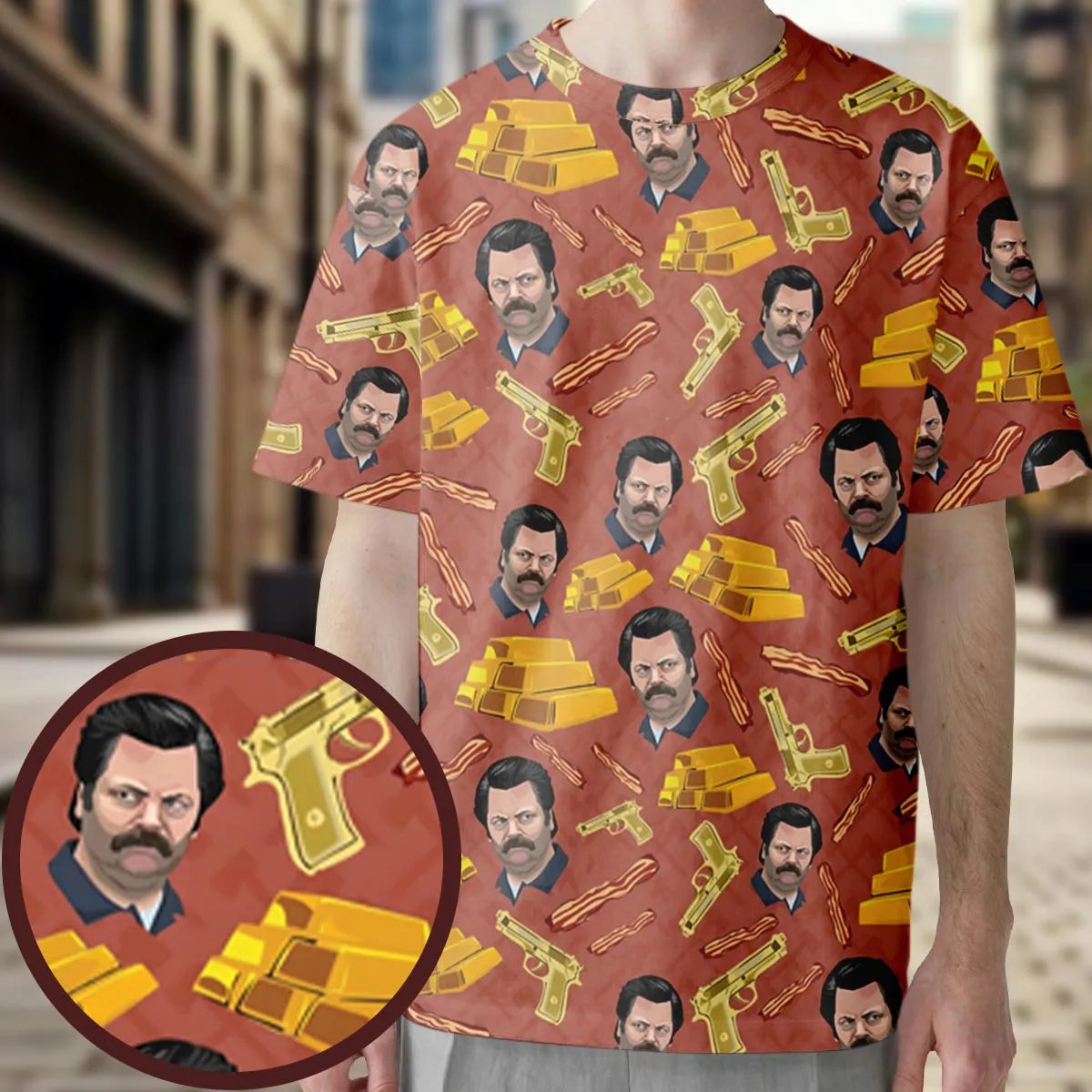 Full Print T-Shirt - KADKGZTP