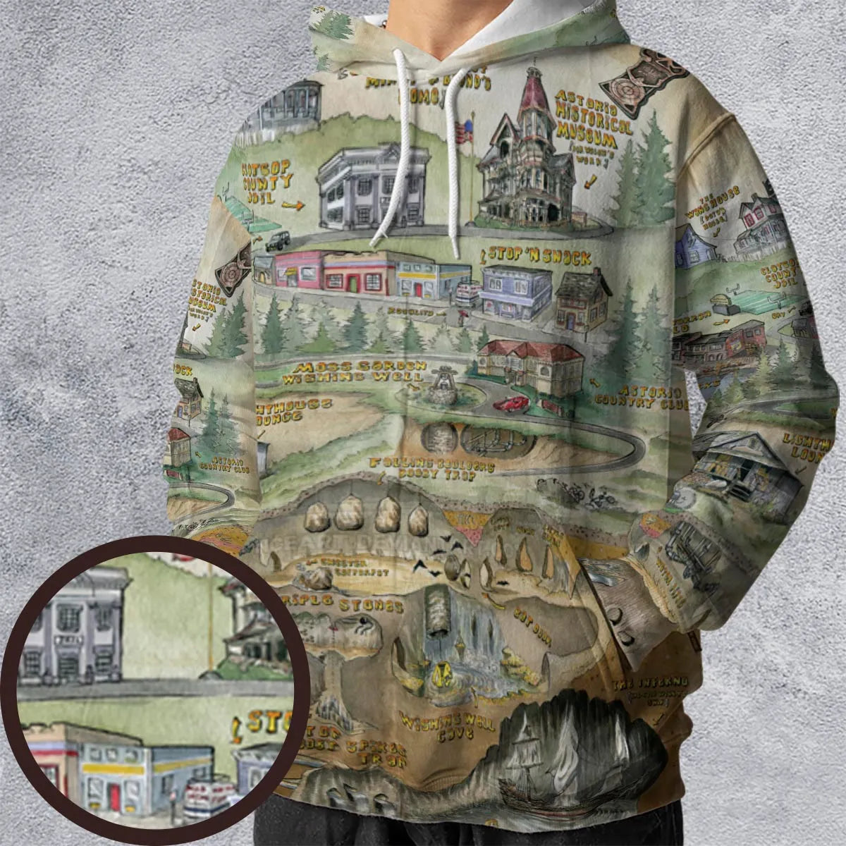 Full Print Hoodie - V7D1SAVL
