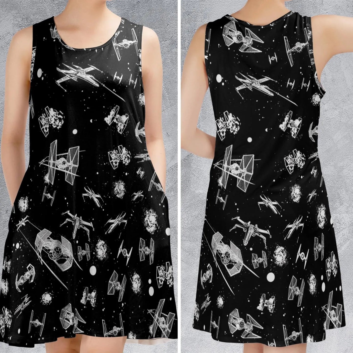 Casual Sleeveless Dress - JA4RN5VS