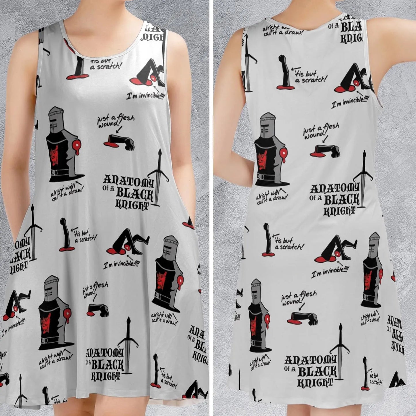 Casual Sleeveless Dress - MH1QPW91