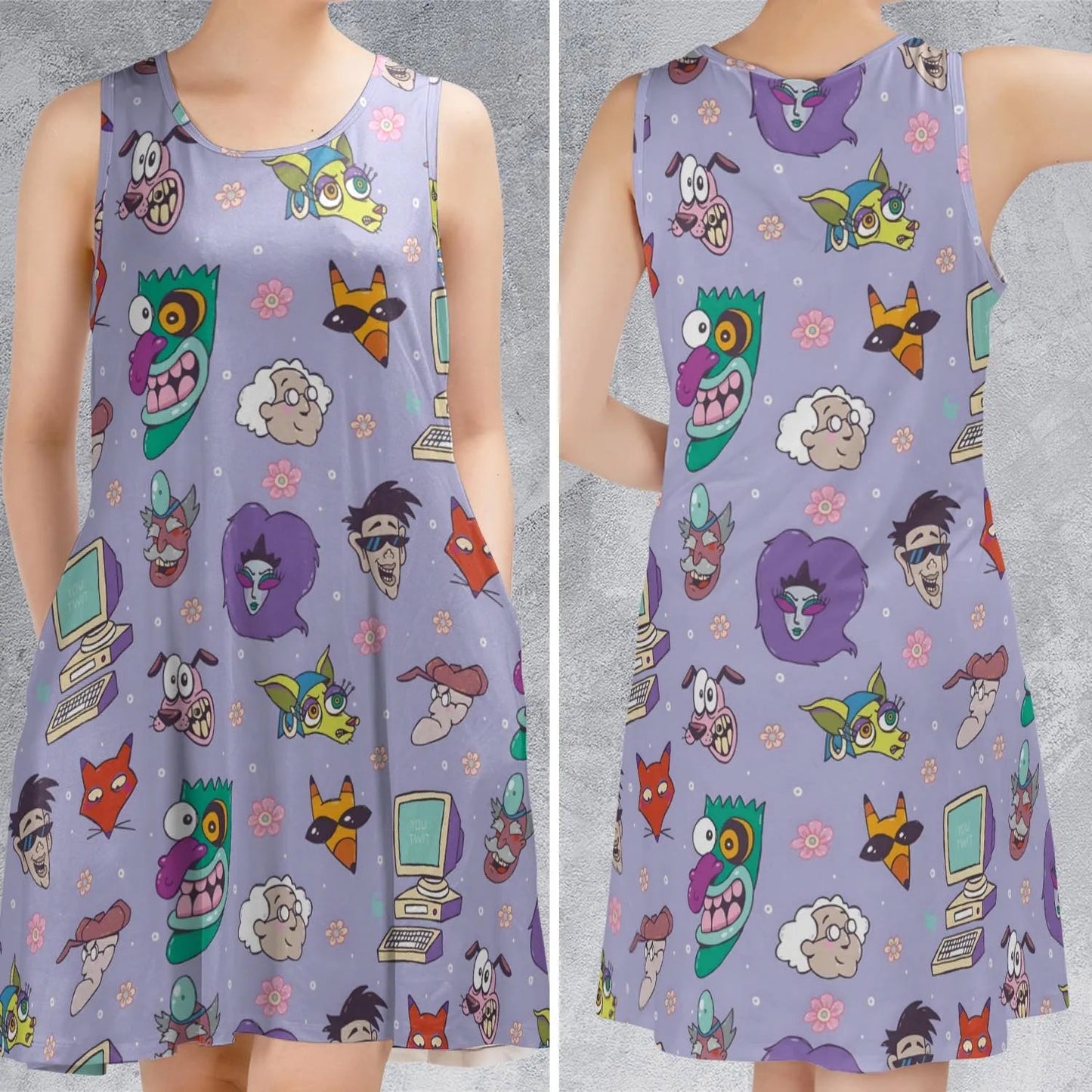 Casual Sleeveless Dress - LPW18LXT