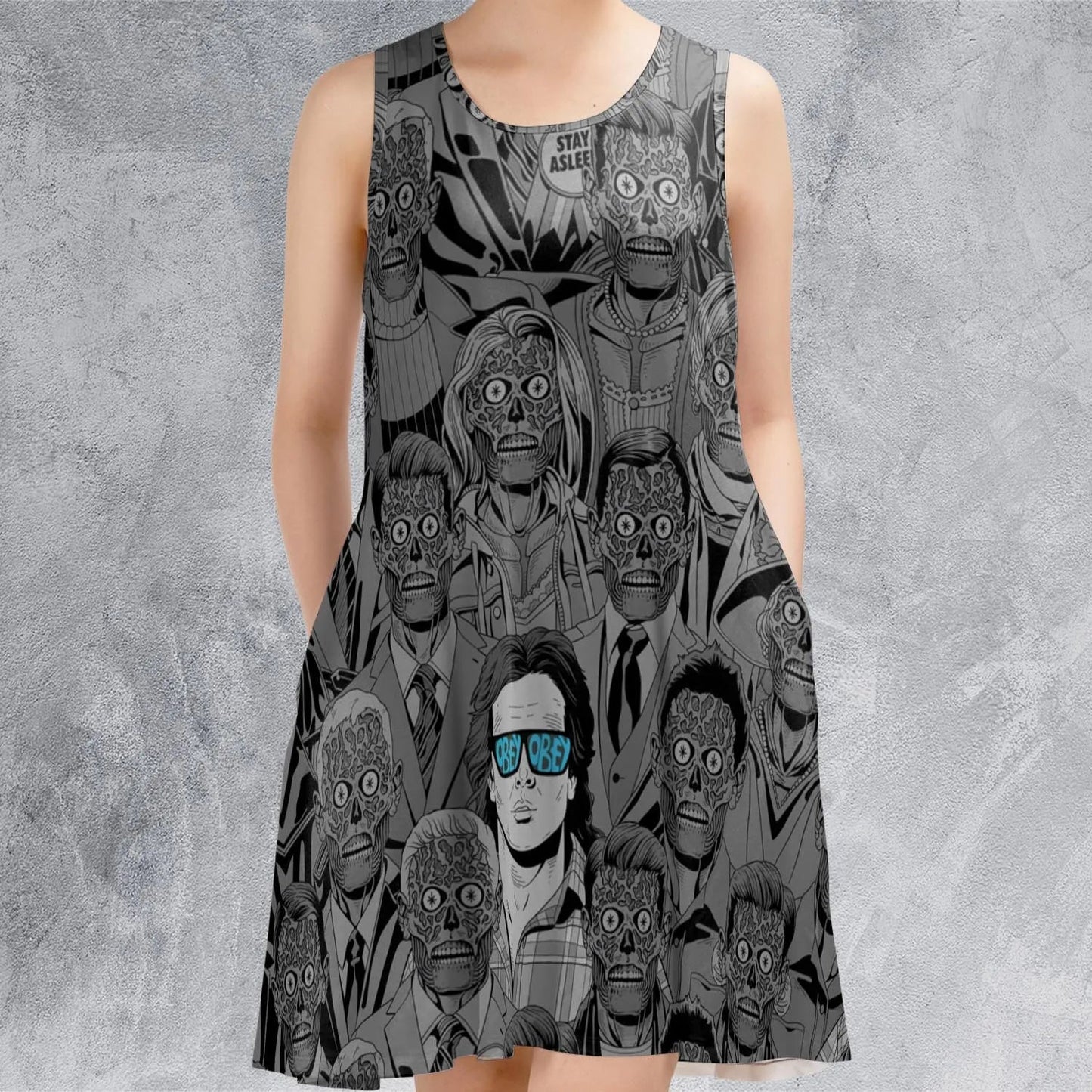 Casual Sleeveless Dress - 1TPKW3JP