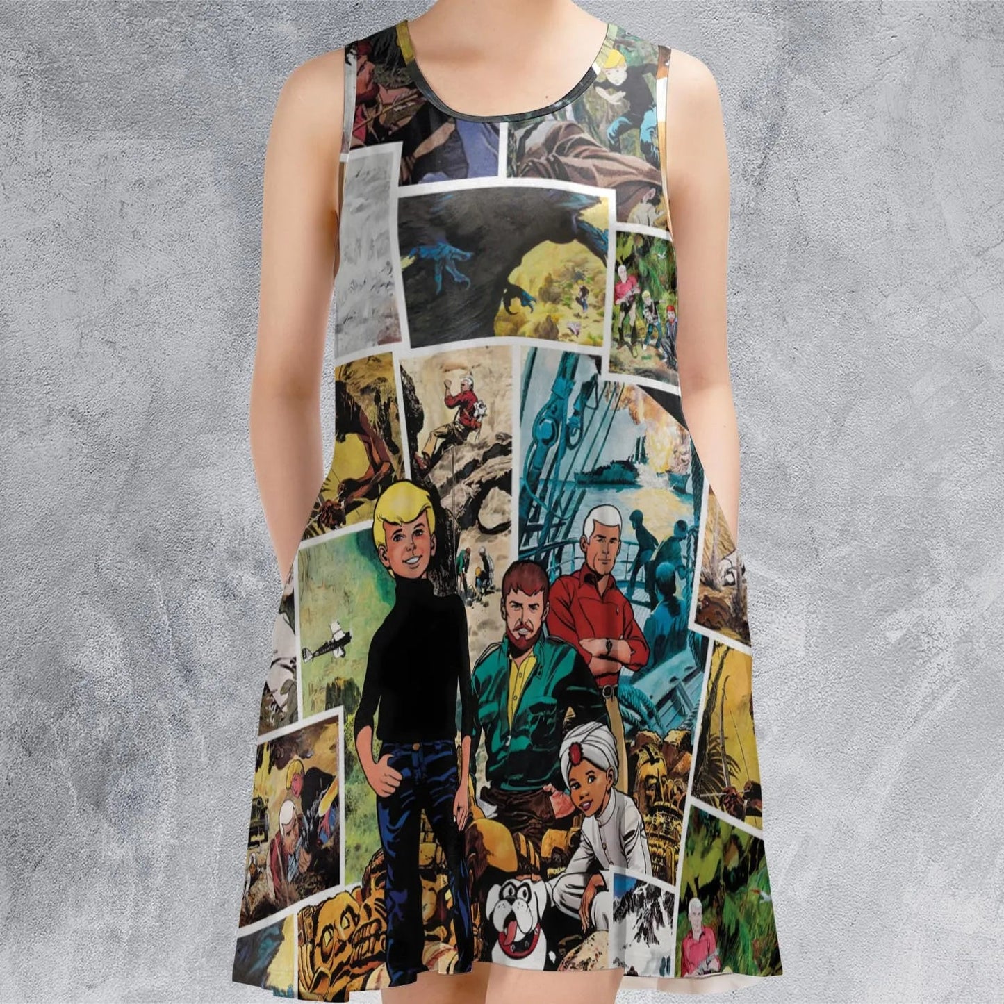Casual Sleeveless Dress - XS4RTQP2