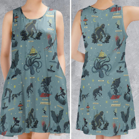Casual Sleeveless Dress - 9RQEM8BX
