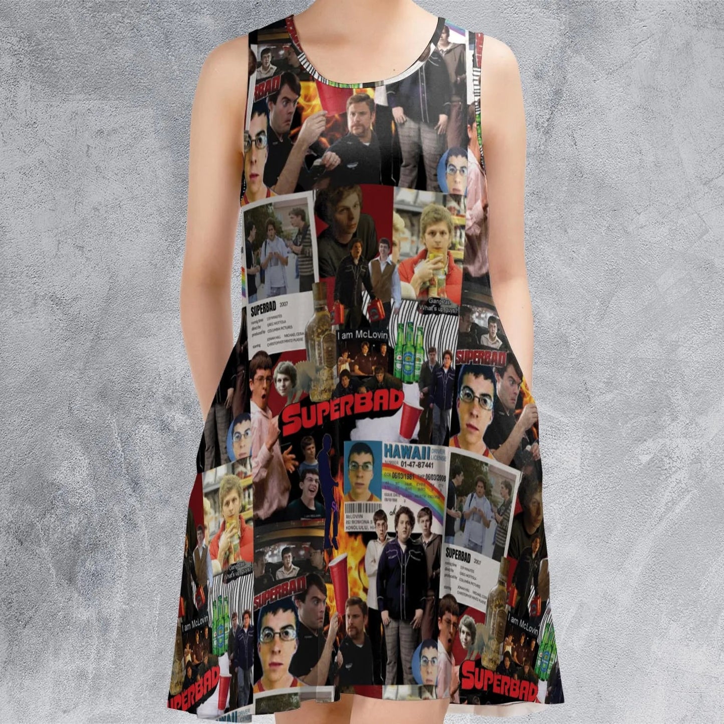 Casual Sleeveless Dress - 38RXSAVC