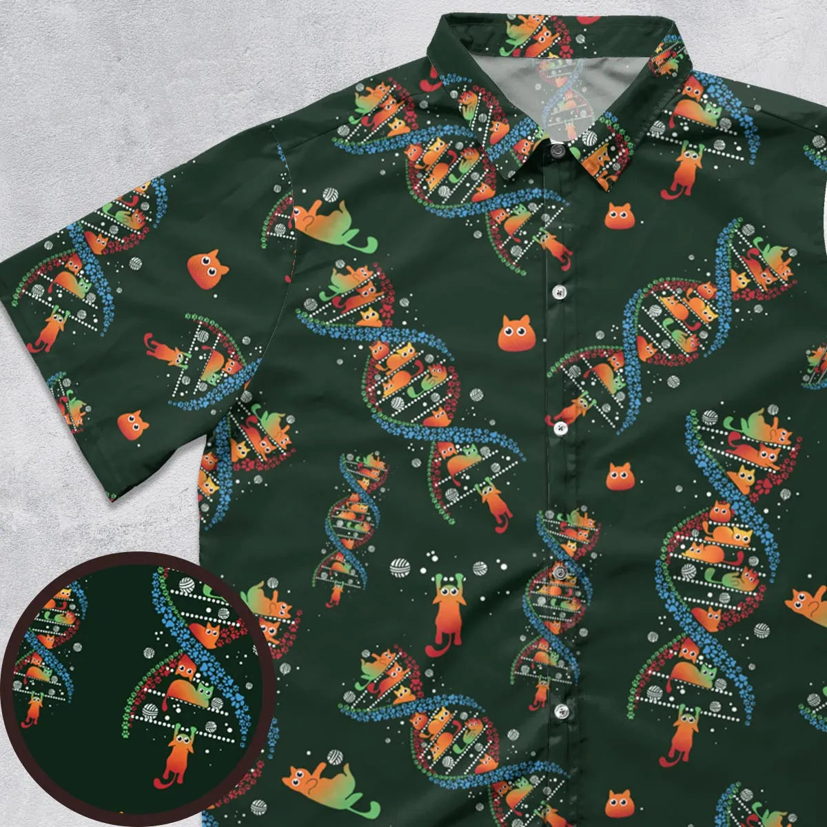 Short Sleeve Button Shirt - QXGLDZGY