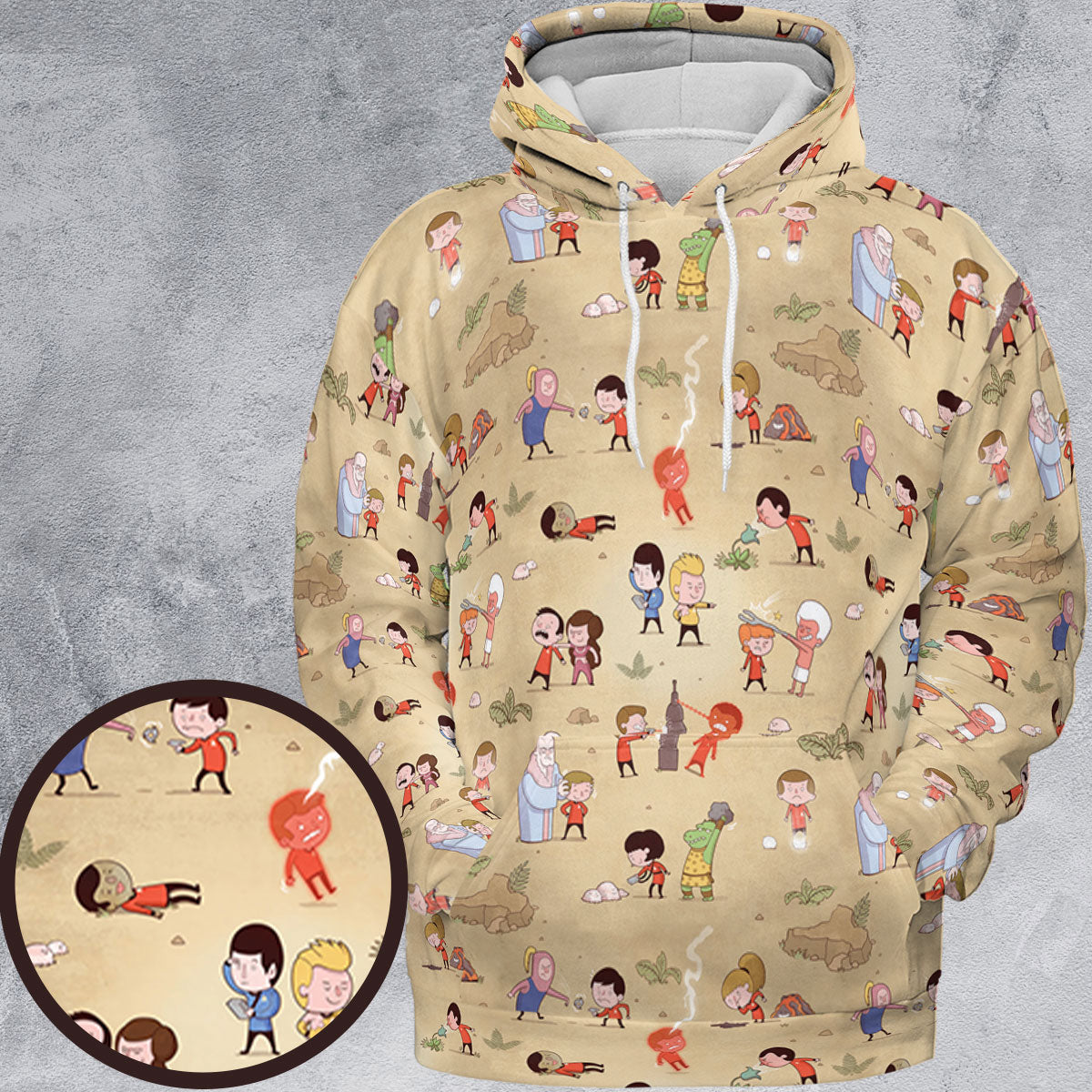 Full Print Hoodie - ZBYU6M1E