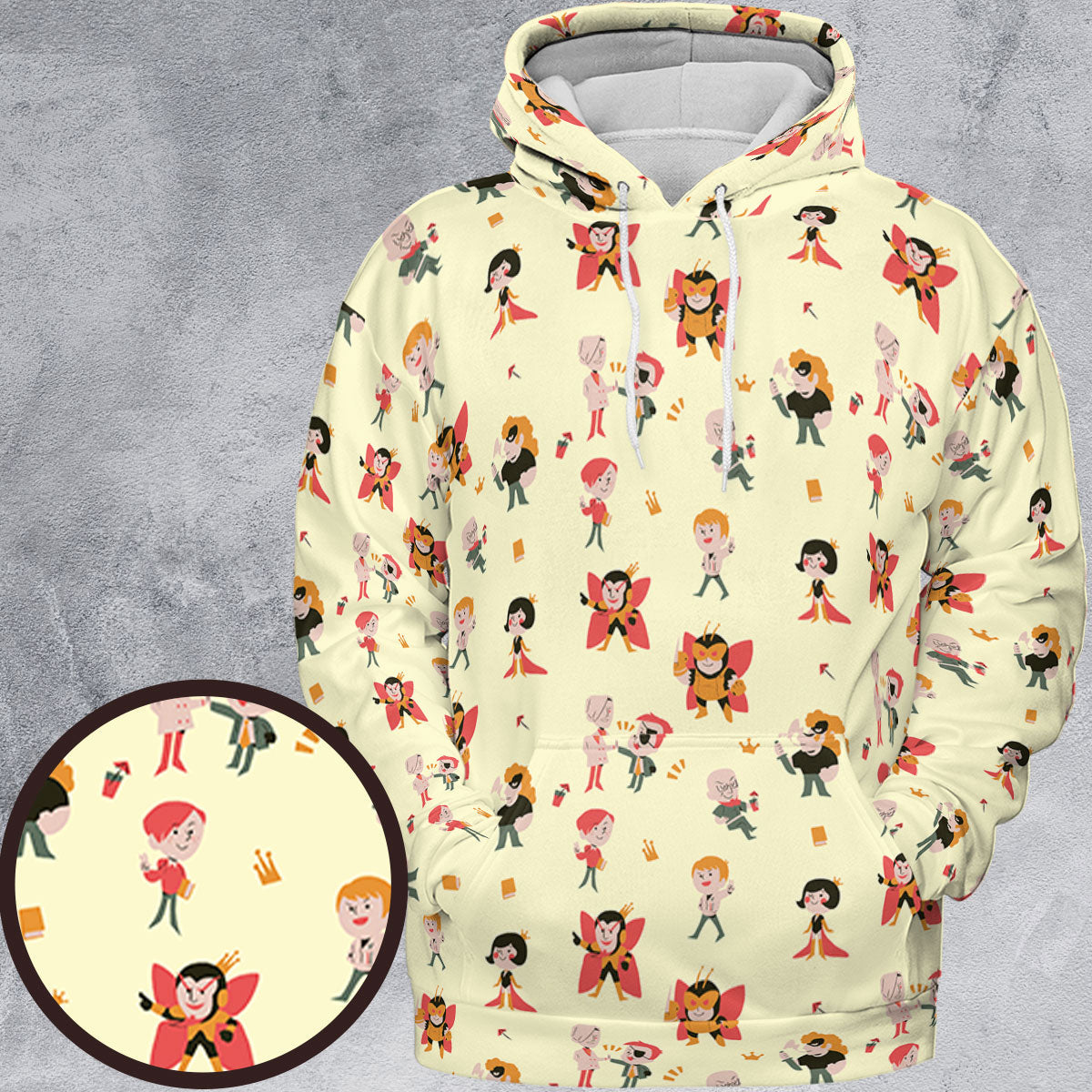 Full Print Hoodie - C7KDKBVQ