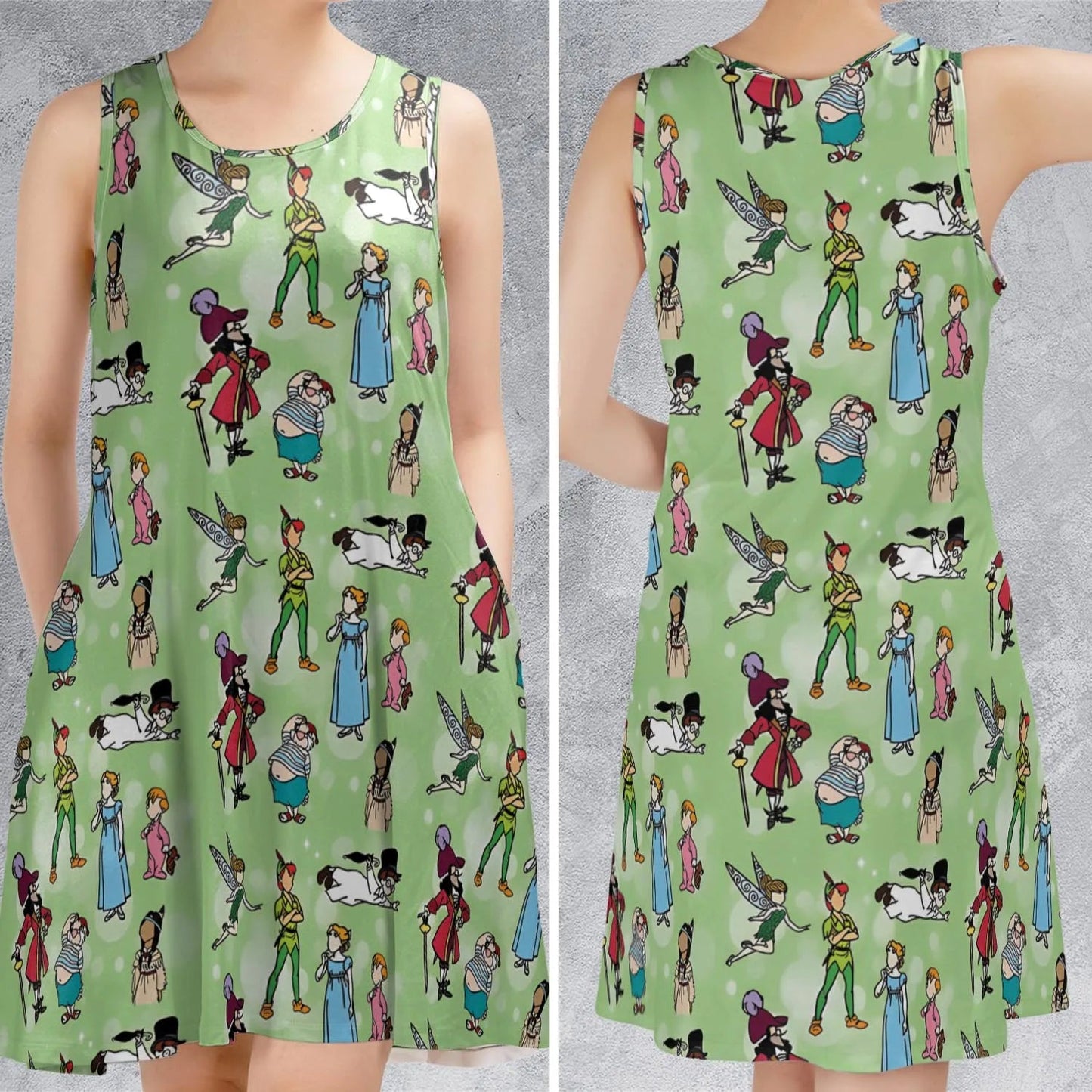 Casual Sleeveless Dress - ZMT3DZFK