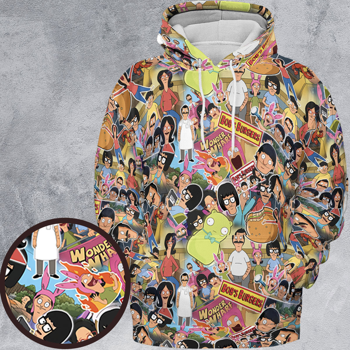 Full Print Hoodie - XU4MJ1M4