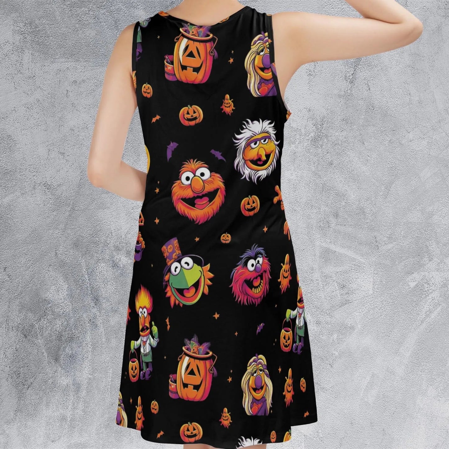 Casual Sleeveless Dress - WN5MZWEV