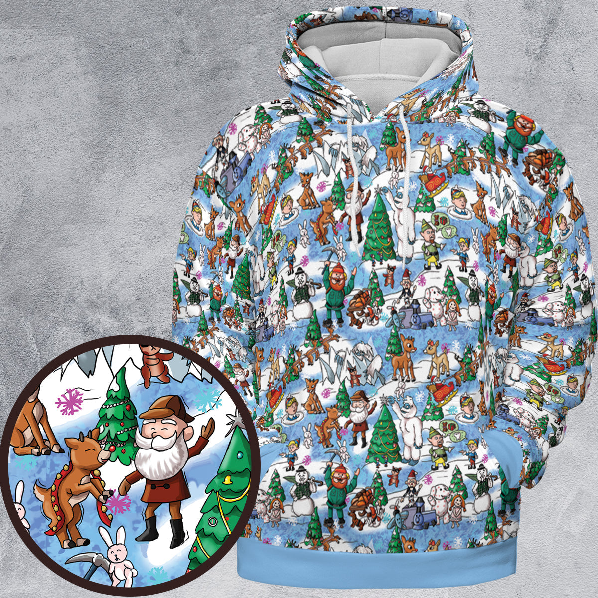Full Print Hoodie - EYVVVKVH