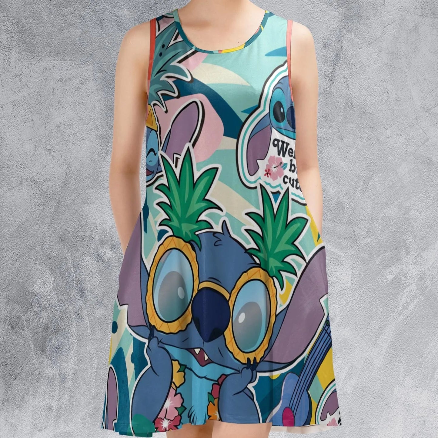 Casual Sleeveless Dress - MGHVCT5P