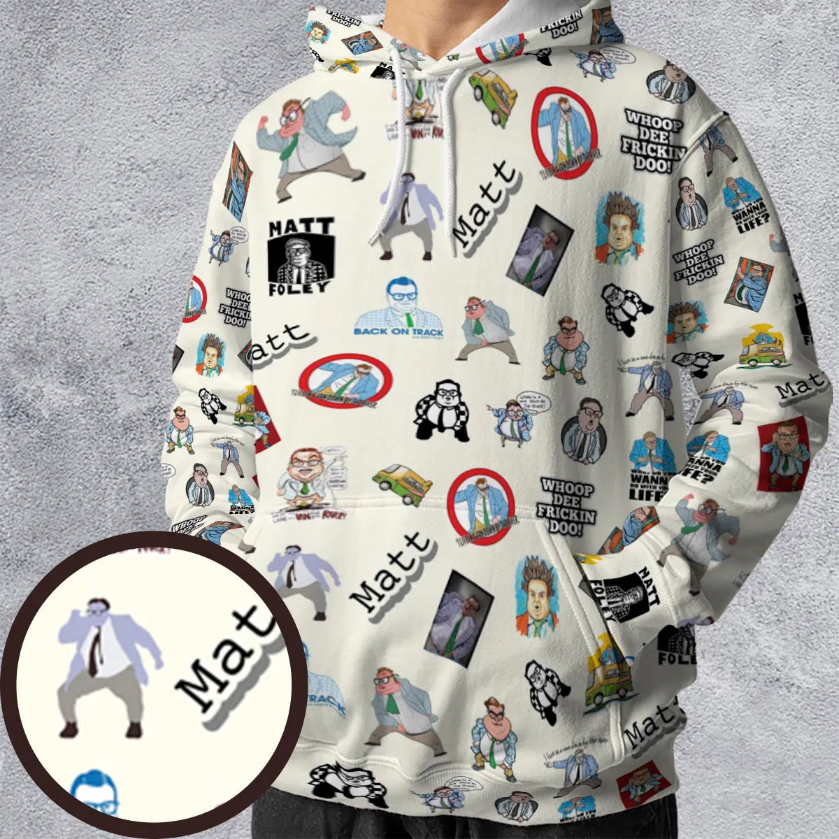 Full Print Hoodie - 7JHF98E4