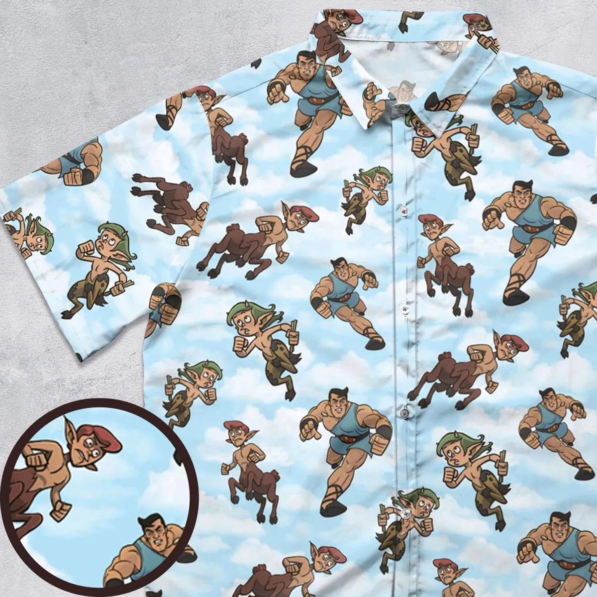 Short Sleeve Button Shirt - VSLKNZXN