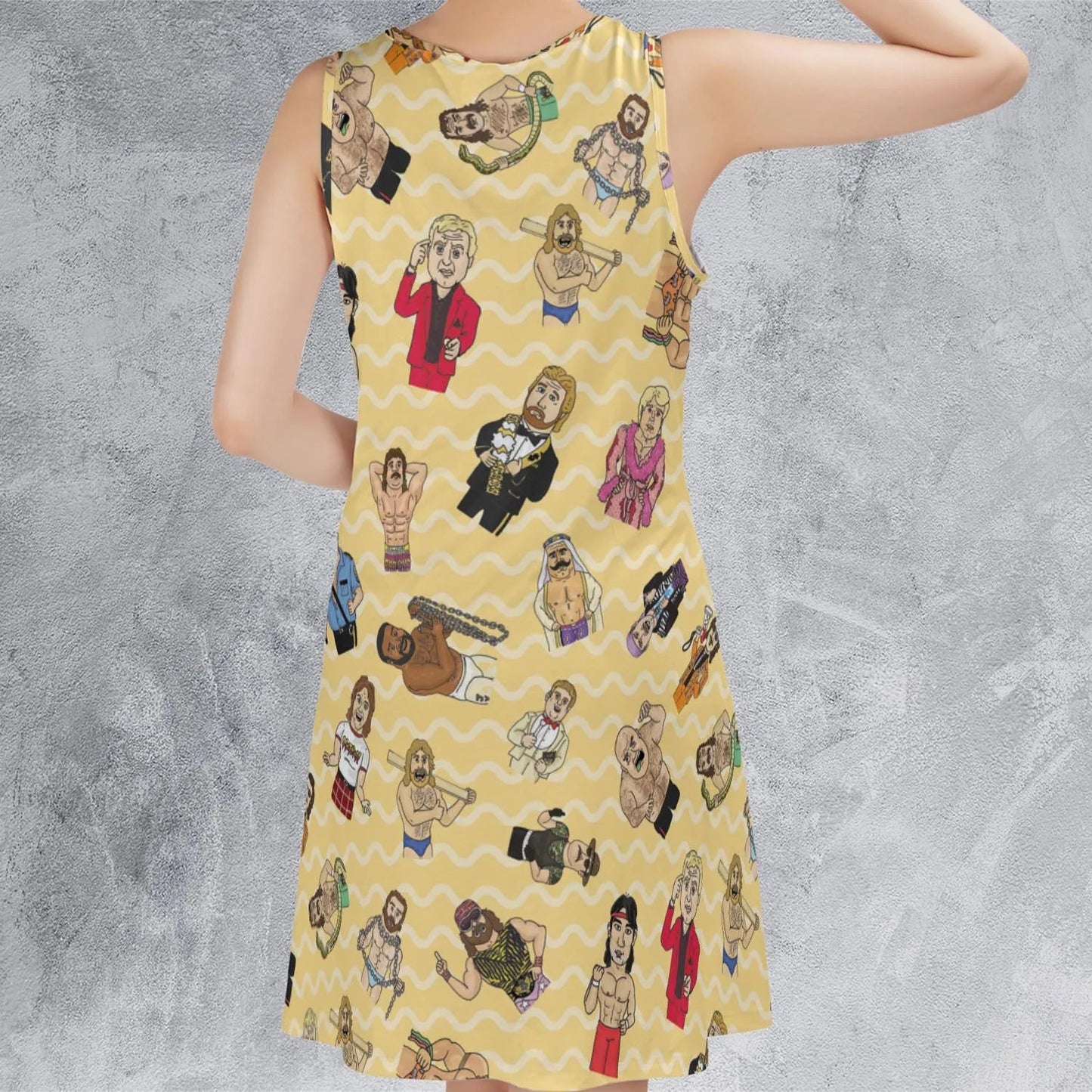 Casual Sleeveless Dress - 15DAM7QV