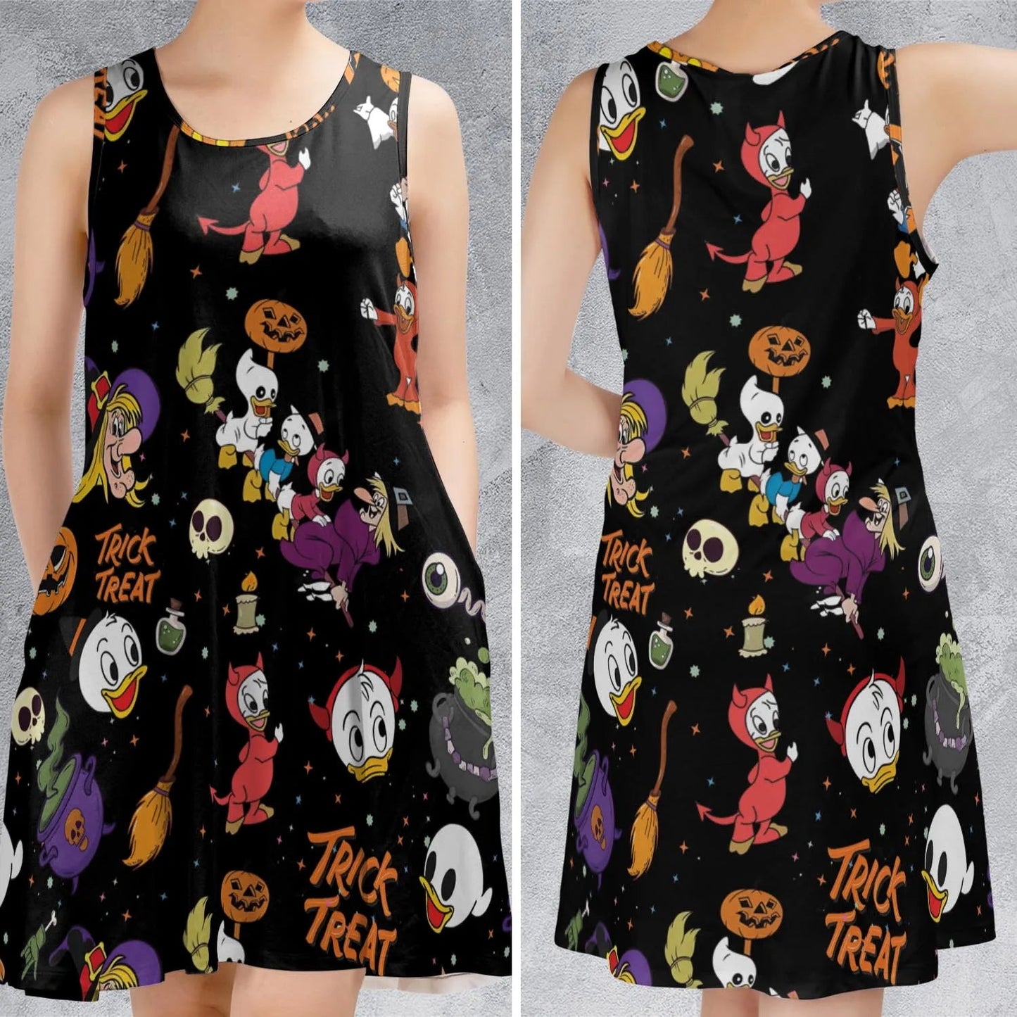 Casual Sleeveless Dress - XNUW5ARZ