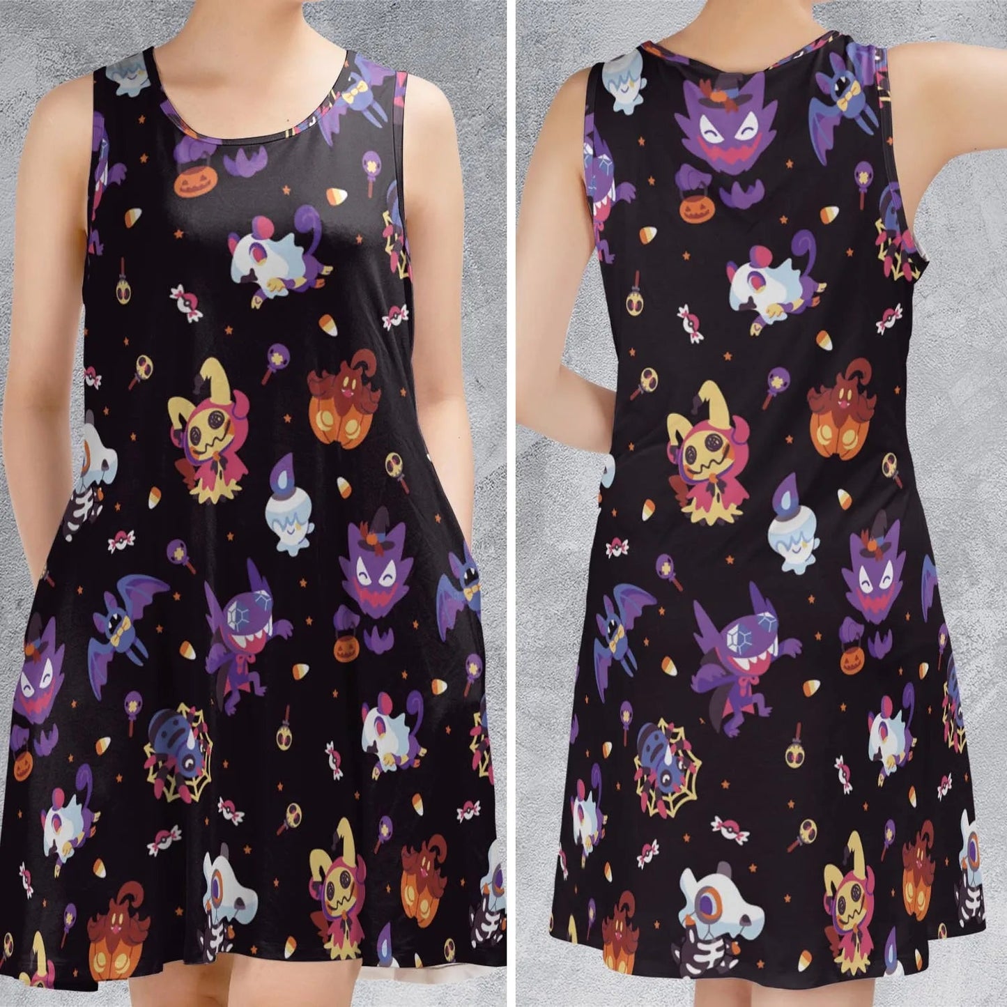 Casual Sleeveless Dress - G2R96MNZ