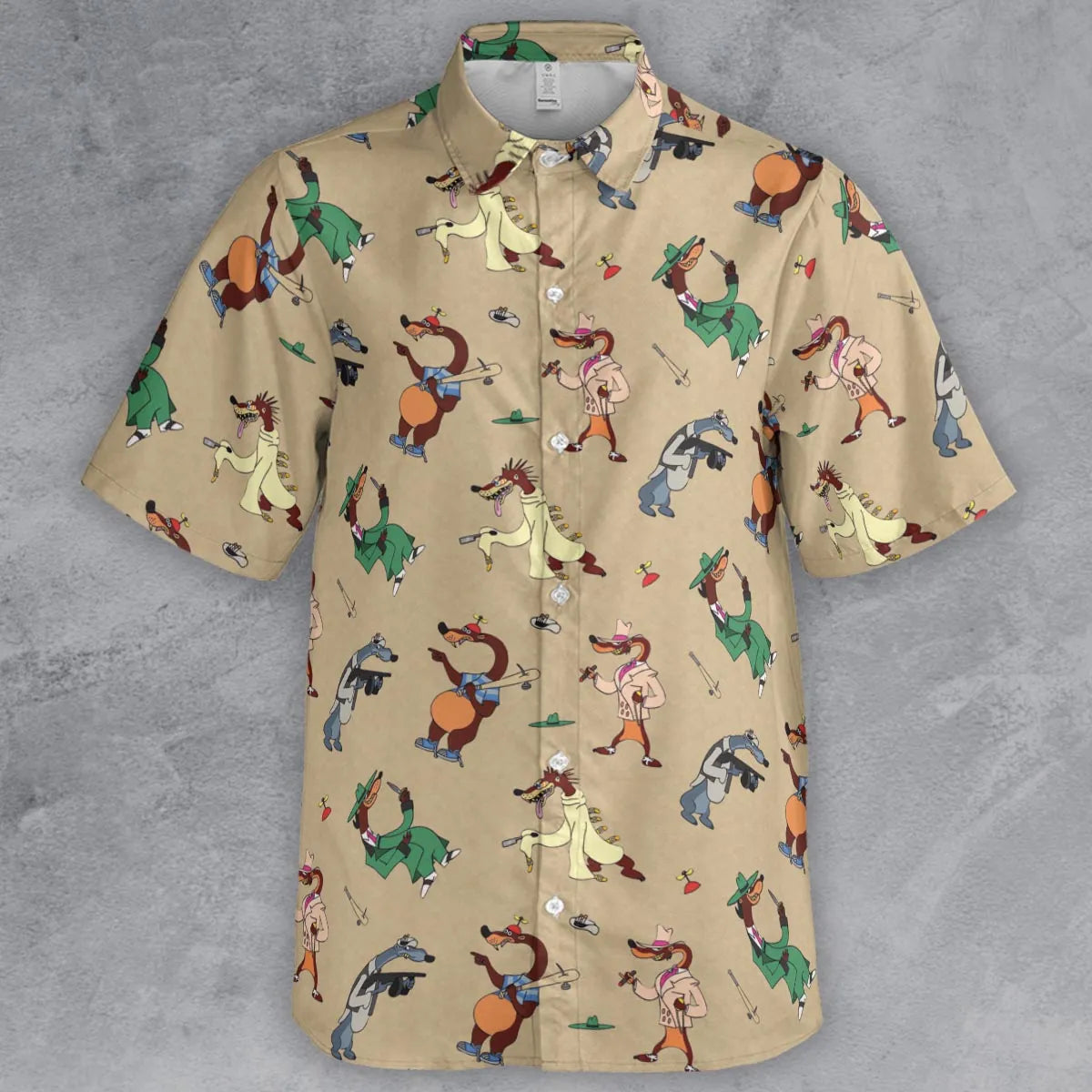 Short Sleeve Button Shirt - YD78H5NT