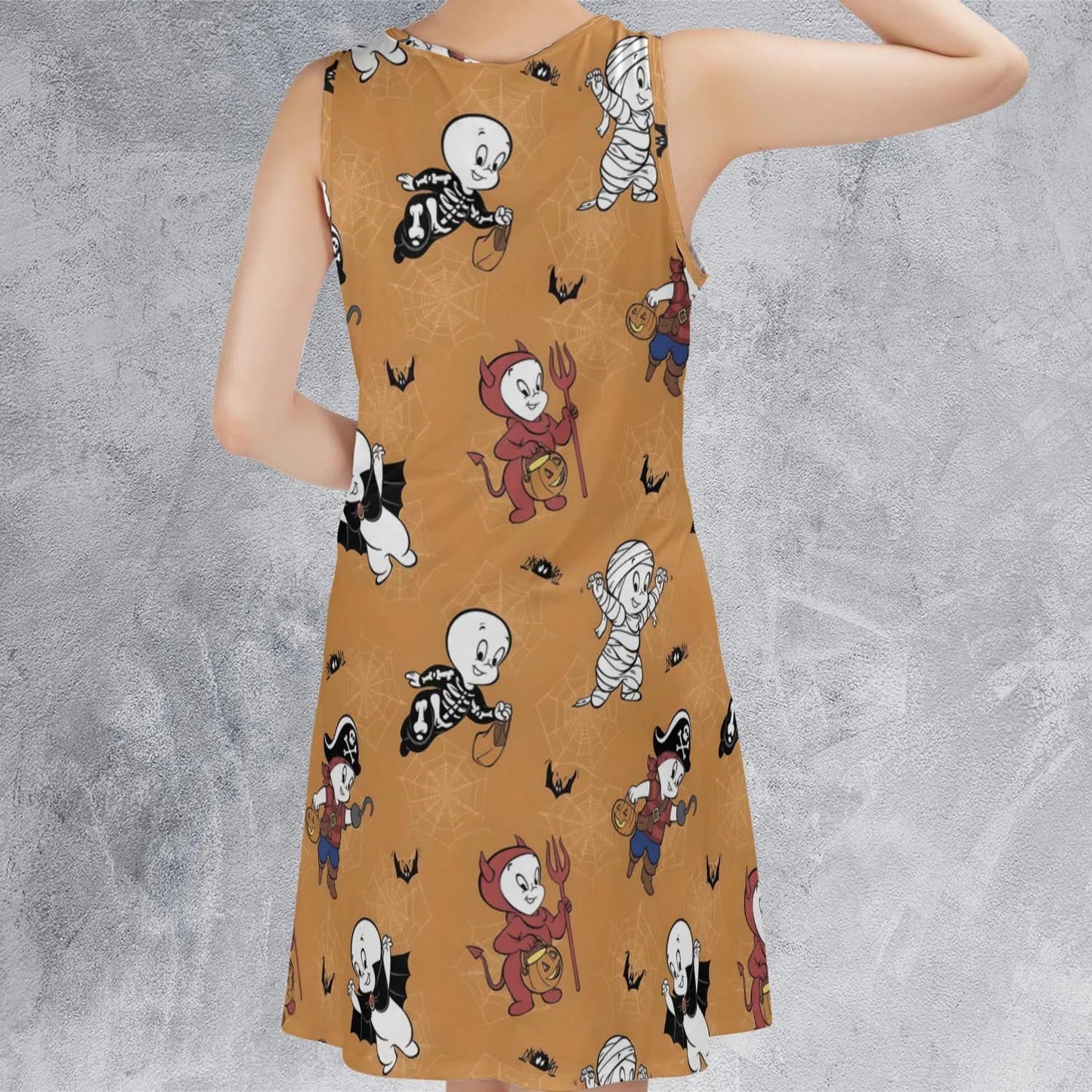 Casual Sleeveless Dress - 8USZD6R5