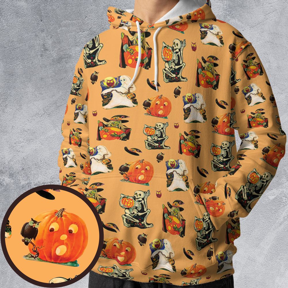 All-over Print Hoodie - UE4ZJP8T -  - 1