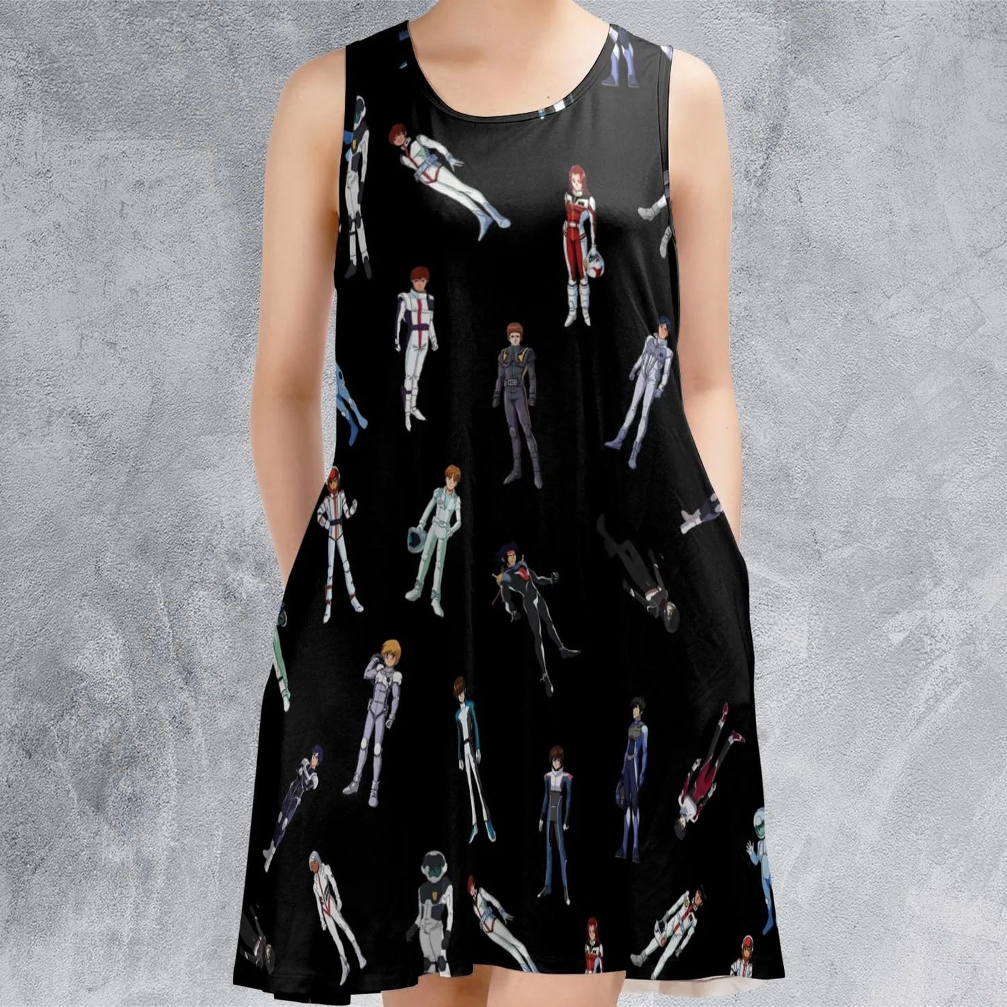 Casual Sleeveless Dress - 9MRNX5ZT